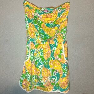 Lilly Pulitzer Pop Goes the Lemur romper W US Small